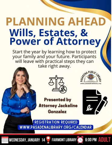 FAIRMONT: Planning Ahead - Wills, Estates, and Powers of Attorney