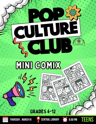 CENTRAL: Pop Culture Club - Mini Comix