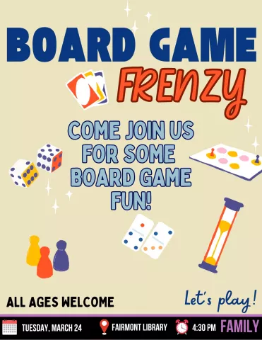 FAIRMONT: Board Game Frenzy