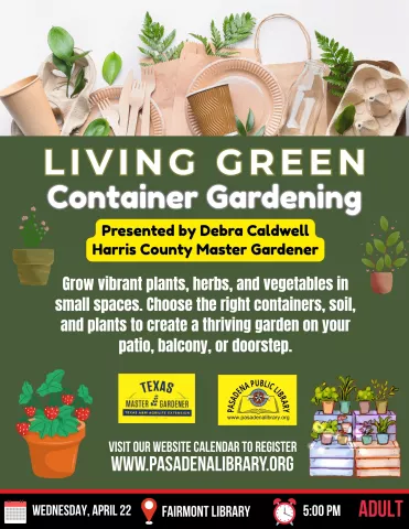 FAIRMONT: Living Green - Container Gardening (RR)