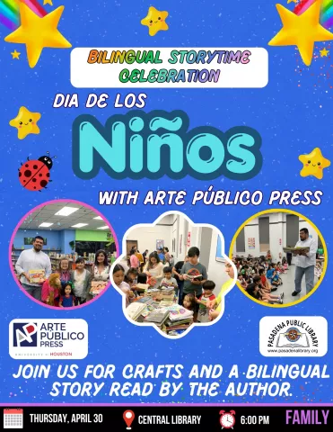 CENTRAL: Bilingual Storytime Celebration - Día de los Niños with Arte Público Press