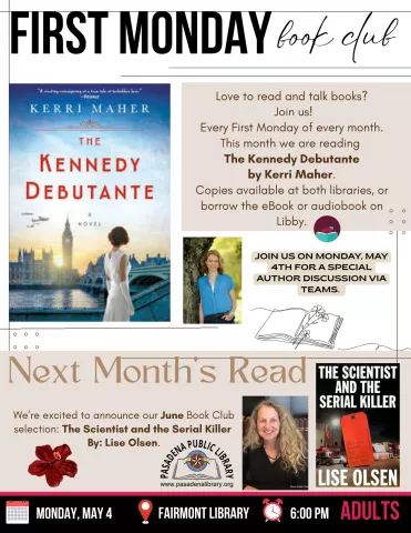 FAIRMONT: First Monday Book Club - "Black Cake" By: Charmaine Wilkerson