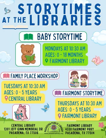 FAIRMONT: Storytime