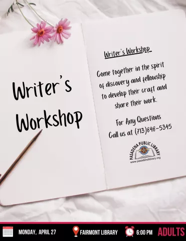 FAIRMONT: Writer's Workshop