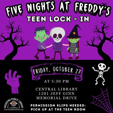 CENTRAL: Five Nights at Freddy's Teen Lock-In