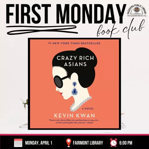FAIRMONT: First Monday Book Club - &quot;Crazy Rich Asian&quot; by Kevin Kwan