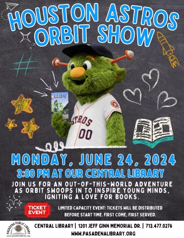 CENTRAL: Houston Astros Orbit Show (TICKETED EVENT)