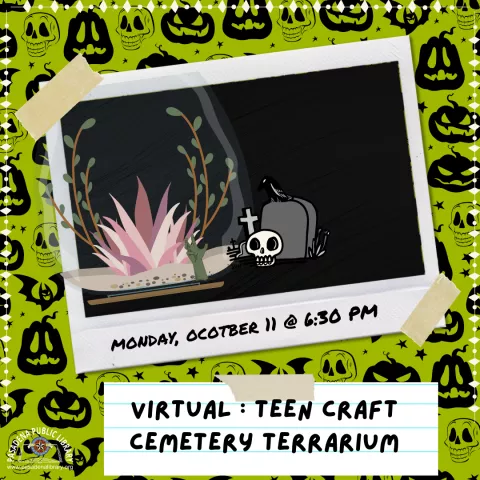 Virtual Teen Eats: Cemetery Terrarium