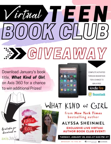 Virtual Teen Book Club: Exclusive Live Author Event - Alyssa Sheinmel