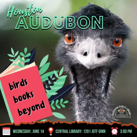 CENTRAL: Houston Audubon - Birds, Books, and Beyond
