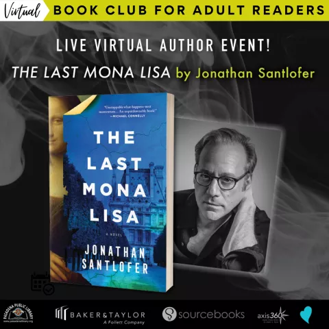 Virtual Book Club for Adult Readers: Exclusive Live Author Event – Jonathan Santlofer