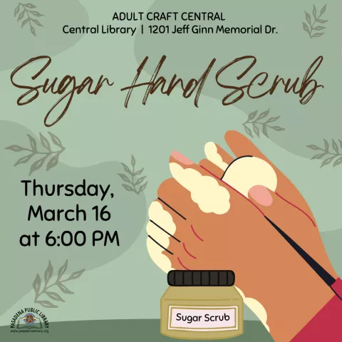 CENTRAL: Adult Craft - Sugar Hand Scrub 