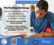 GRADcafé  Workshop - College and Scholarship Application Essays
