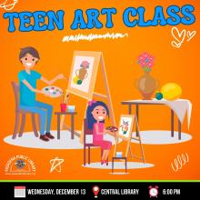 DEC 13_ TEEN ART CLASS