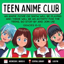 MARCH 6 Anime Club
